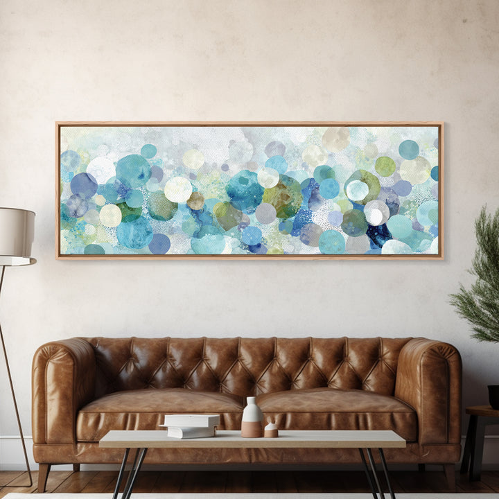 Abstract Suds and Bubbles Canvas Print, Laundry Room Art, Gallery Decor, Living Room Decor, Fine Art, Clean, Contemporary Art, LRA-3x1-62