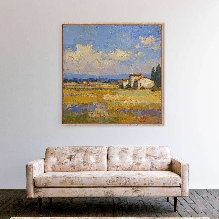 Lavender Field at Twilight Canvas Print, Master Bedroom, Living Room Prints, Bedroom Decor, Fine Art, Sanctuary, Modern Decor, MAS-1x1-18