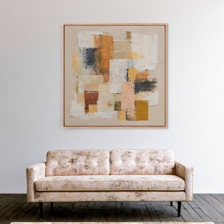 Soft Abstract Linen Texture Canvas Print, Master Bedroom, Canvas Print, Bedroom Decor, Fine Art, Sanctuary, Above Bed Wall Art, MAS-1x1-3