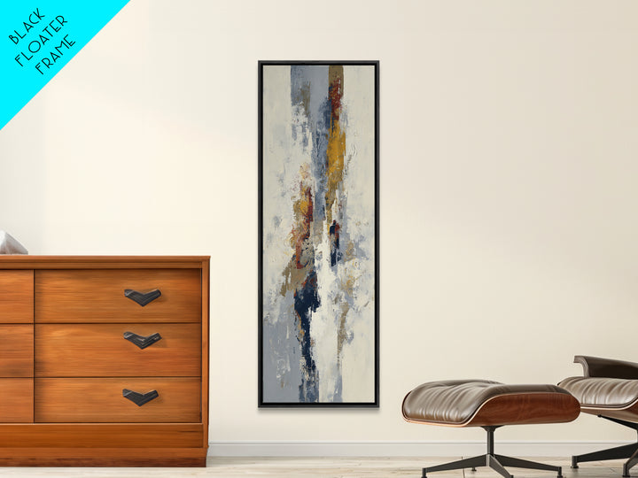 Large Cream Abstract Framed Canvas Print, Master Bedroom, Textured Painting, Bedroom Decor, Abstract Art, Sanctuary, Wall Decal, MAS-1x3-29