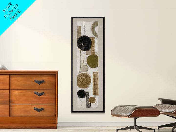 Minimal Stone Shapes Framed Canvas Print, Master Bedroom, Minimalist Decor, Bedroom Decor, Fine Art, Sanctuary, Farmhouse Decor, MAS-1x3-4