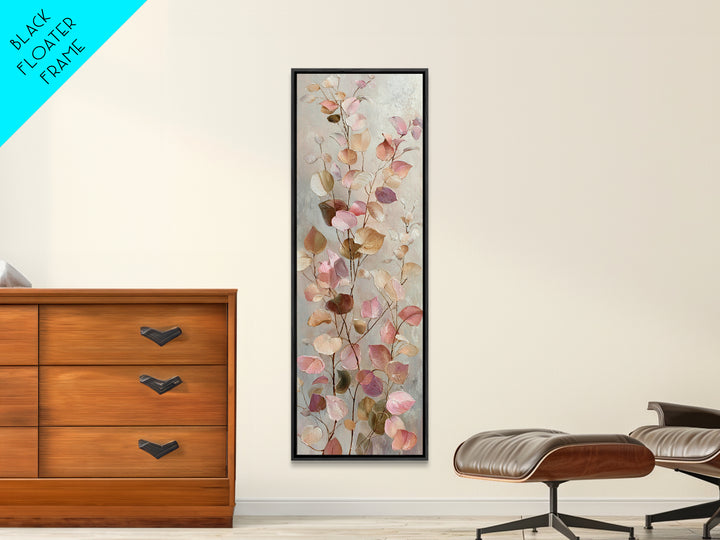 Gentle Eucalyptus Watercolor Branches Canvas Print, Master Bedroom, Living Room Prints, Bedroom Decor, Fine Art, Sanctuary, MAS-1x3-72