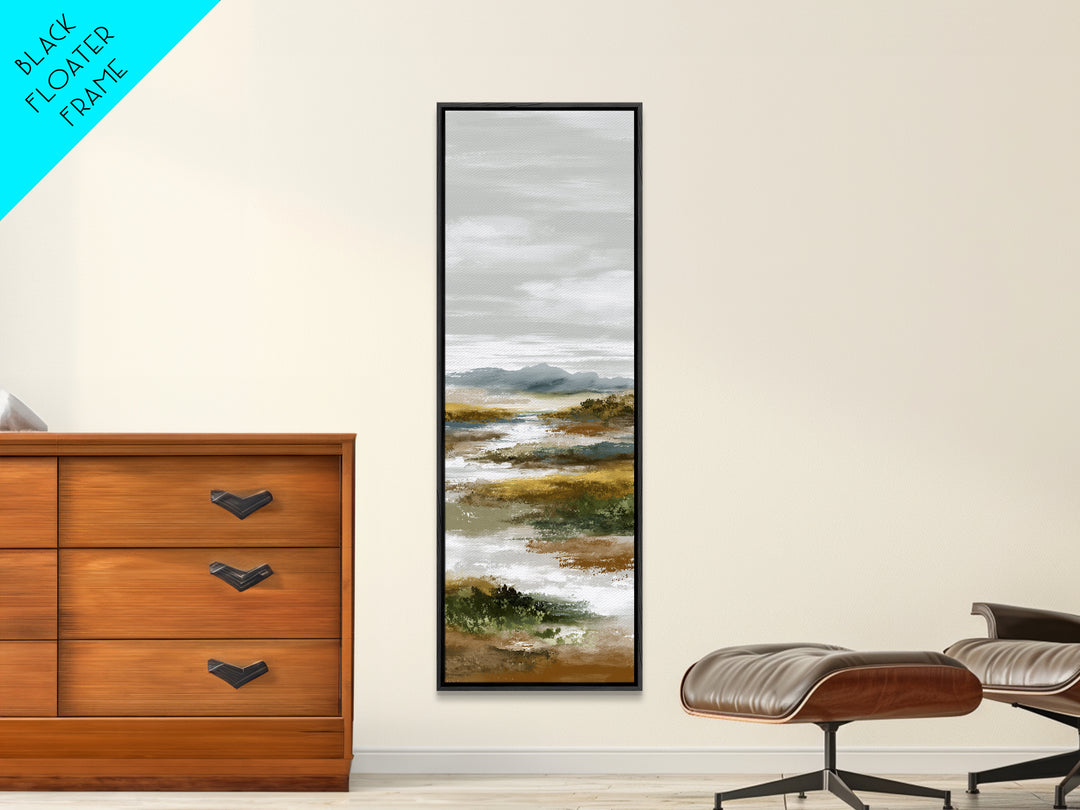Soft Mountain Ridge Canvas Print, Master Bedroom, Bedroom Wall Art, Bedroom Decor, Oil Painting, Sanctuary, Signs for Home, MAS-1x3-73