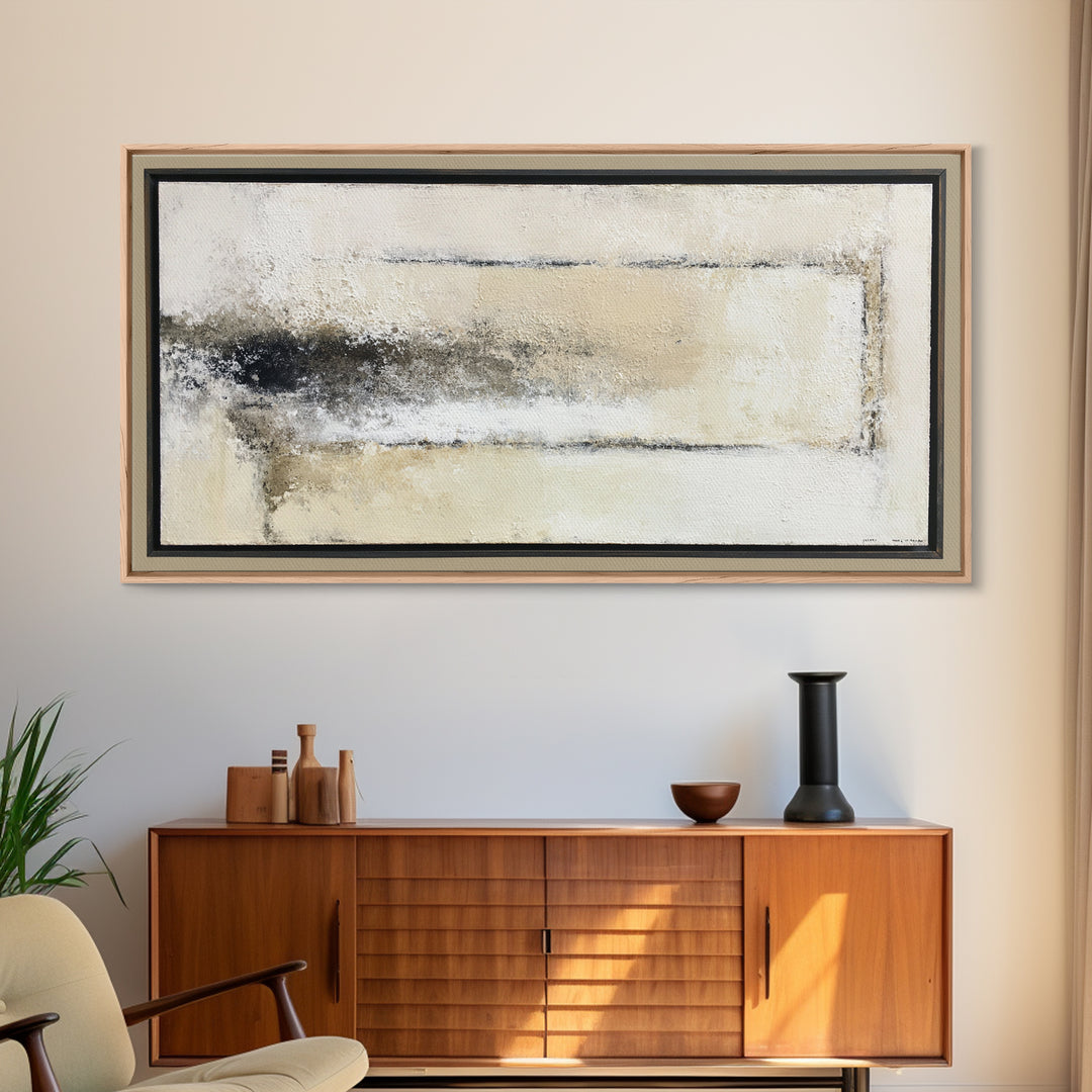 Minimal Two Figure Line Drawing Framed Canvas Print, Master Bedroom, Bedroom Decor, Fine Art, Sanctuary, Living Room Prints, MAS-2x1-1