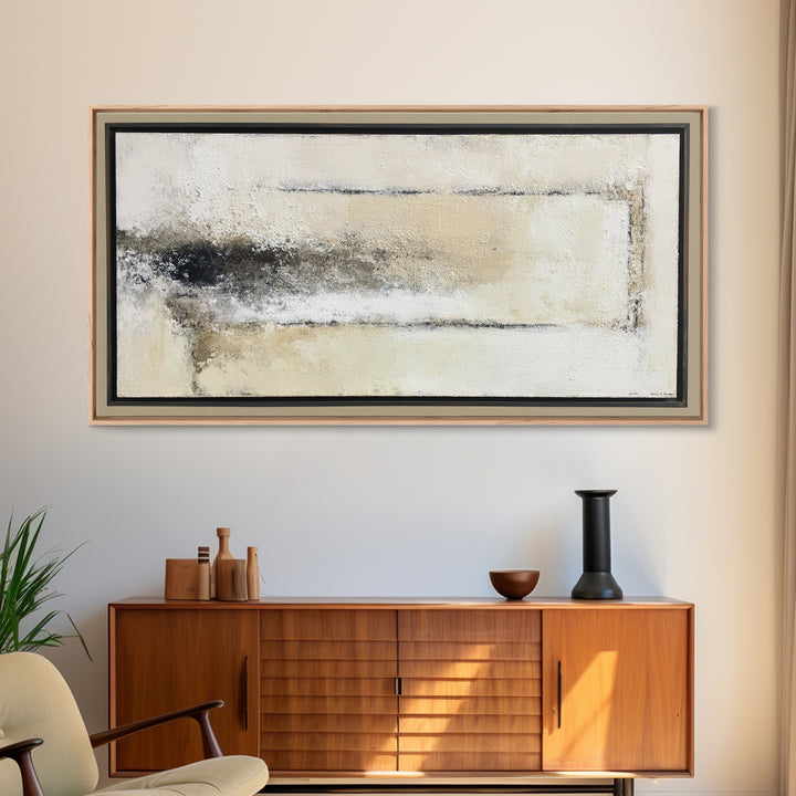 Minimal Two Figure Line Drawing Framed Canvas Print, Master Bedroom, Bedroom Decor, Fine Art, Sanctuary, Living Room Prints, MAS-2x1-1