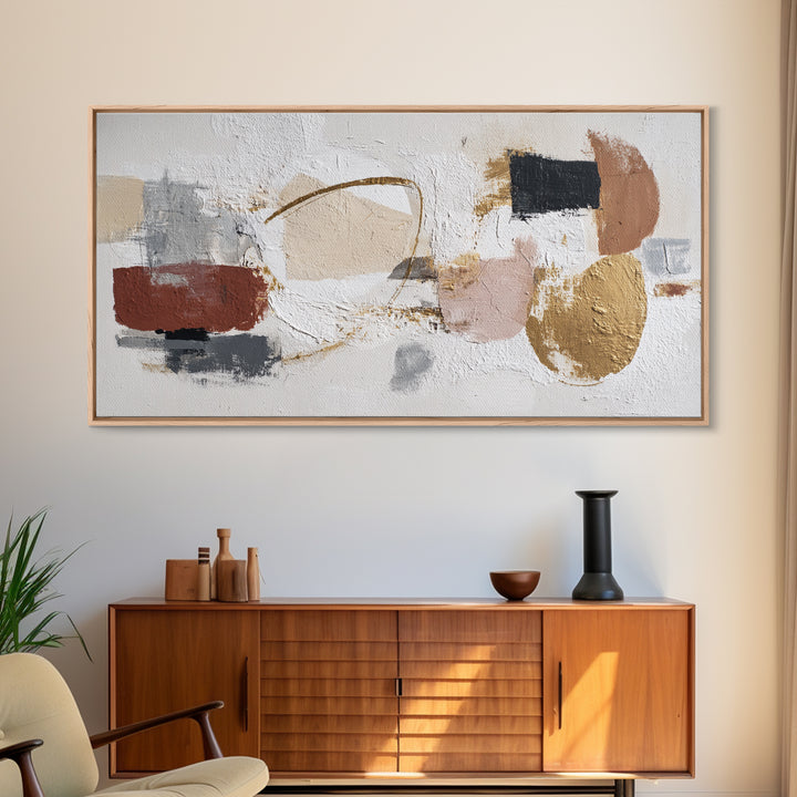 Soft Abstract Linen Texture Canvas Print, Master Bedroom, Farmhouse Wall Decor, Bedroom Decor, Abstract Art, Sanctuary, MAS-2x1-47