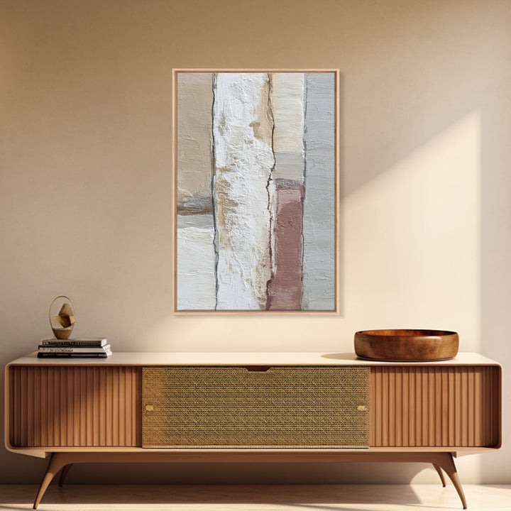 Minimal Two Figure Line Drawing Framed Canvas Print, Master Bedroom, Farmhouse Decor, Bedroom Decor, Fine Art, Sanctuary, MAS-2x3-13
