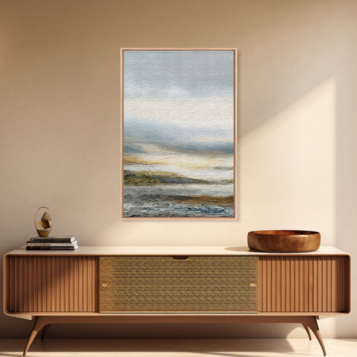 Soft Mountain Ridge Canvas Print, Master Bedroom, Bedroom Wall Art, Bedroom Decor, Oil Painting, Sanctuary, Signs for Home, MAS-2x3-45