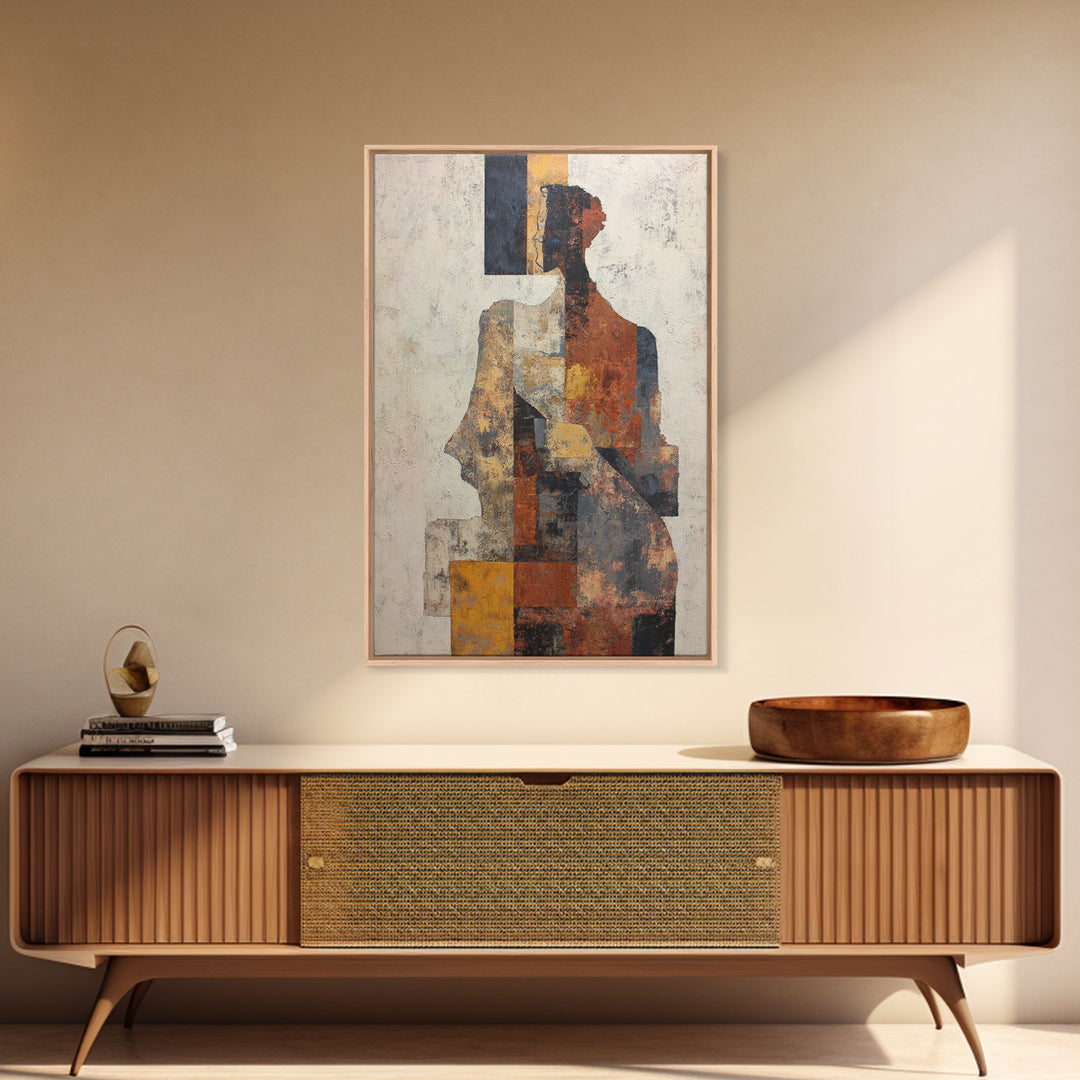 Classical Reclining Figure Implied Through Line Art Canvas Print, Master Bedroom, Printable Art, Bedroom Decor, Sanctuary, MAS-2x3-78