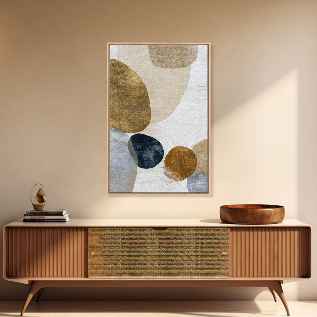 Soft Abstract Linen Texture Framed Canvas Print, Master Bedroom, Set of 2 Prints, Bedroom Decor, Fine Art, Sanctuary, MAS-2x3-83