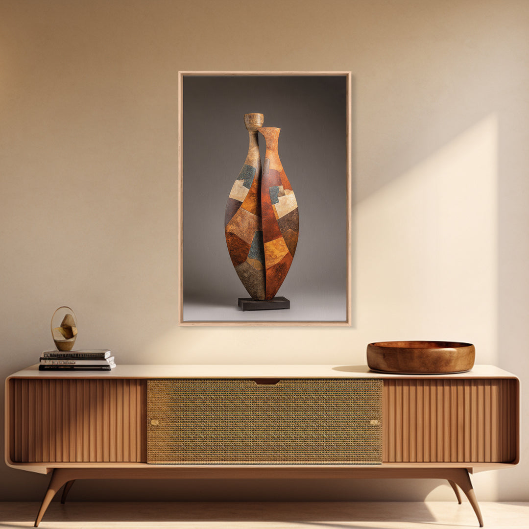 Quiet Desert Dusk Framed Canvas Print, Master Bedroom, Bedroom Wall Art, Bedroom Decor, Oil Painting, Sanctuary, Signs for Home, MAS-2x3-90