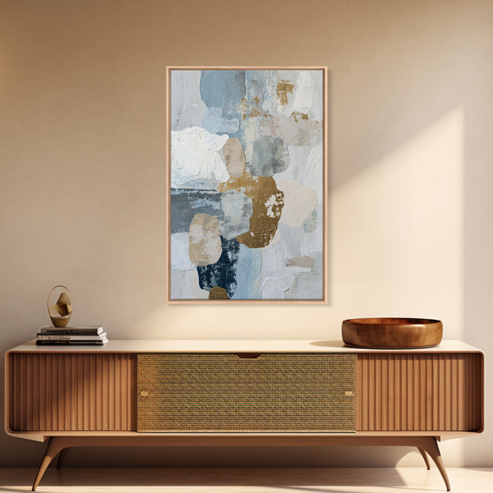 Minimal Stone Shapes Canvas Print, Master Bedroom, Bedroom Prints, Bedroom Decor, Abstract Art, Sanctuary, Gallery Decor, MAS-2x3-96