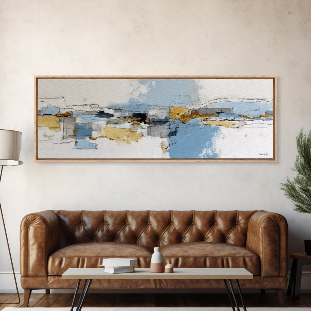 Minimal Two Figure Line Drawing Canvas Print, Master Bedroom, Signs for Home, Bedroom Decor, Fine Art, Sanctuary, Luxury Decor, MAS-3x1-21