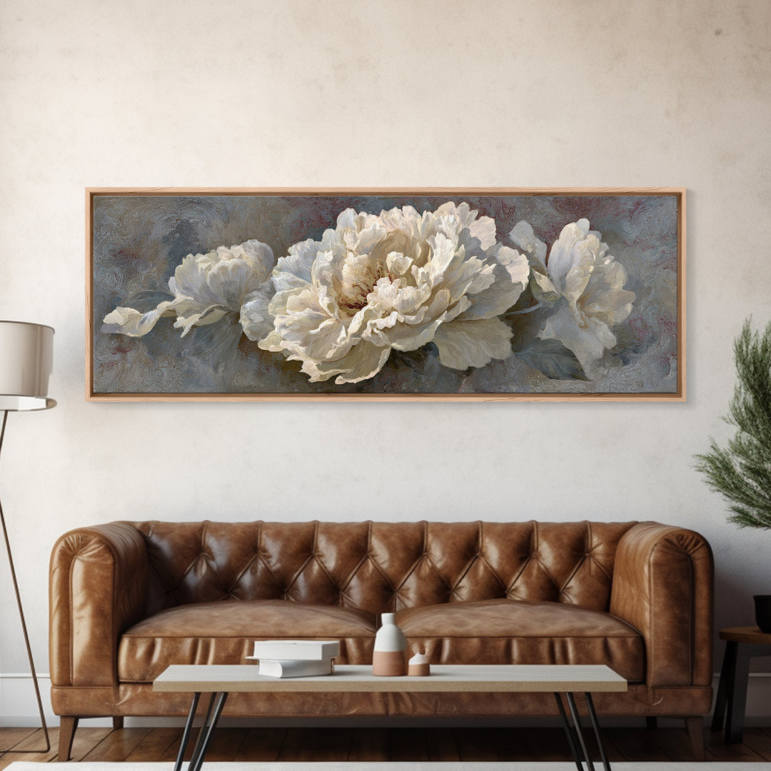Large Cream Abstract Canvas Print, Master Bedroom, Wall Art Bedroom, Bedroom Decor, Fine Art, Sanctuary, Statement Artwork, MAS-3x1-33