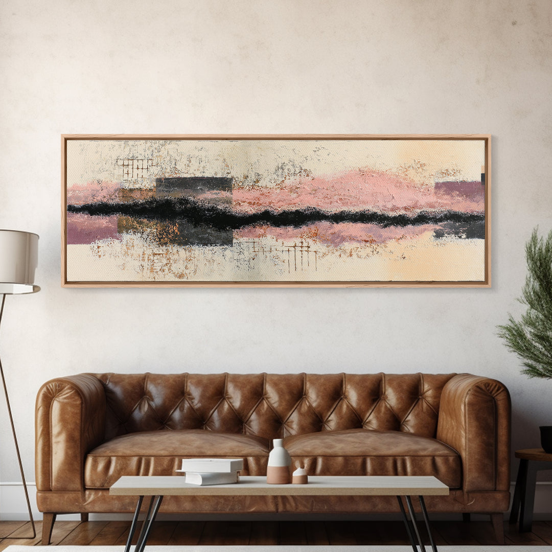 Abstract Wave Forms Canvas Print, Master Bedroom, Gallery Decor, Bedroom Decor, Fine Art, Sanctuary, Wall Art, Home Decor, MAS-3x1-36