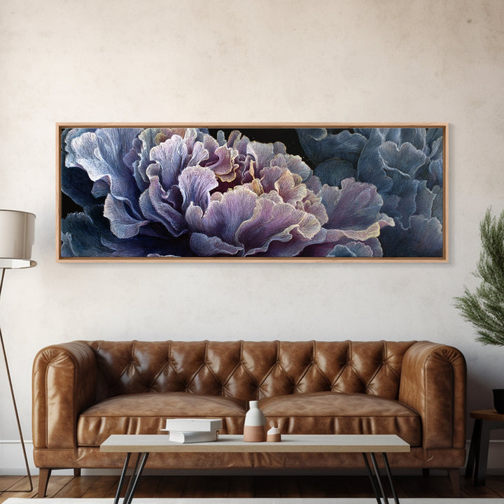 Large Cream Abstract Framed Canvas Print, Master Bedroom, Vinyl Wall Decal, Bedroom Decor, Abstract Art, Sanctuary, MAS-3x1-57
