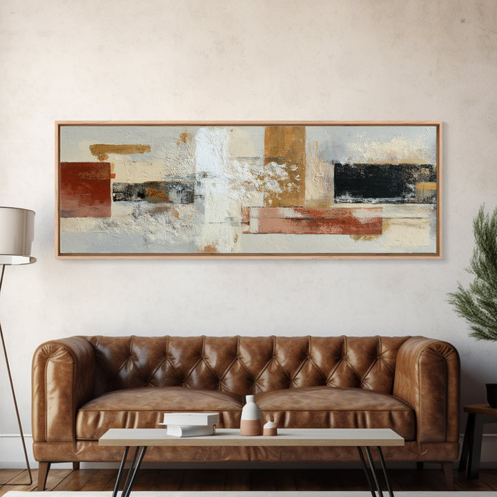 Soft Abstract Linen Texture Canvas Print, Master Bedroom, Bedroom Decor, Abstract Art, Sanctuary, Bedroom Prints, MAS-3x1-91