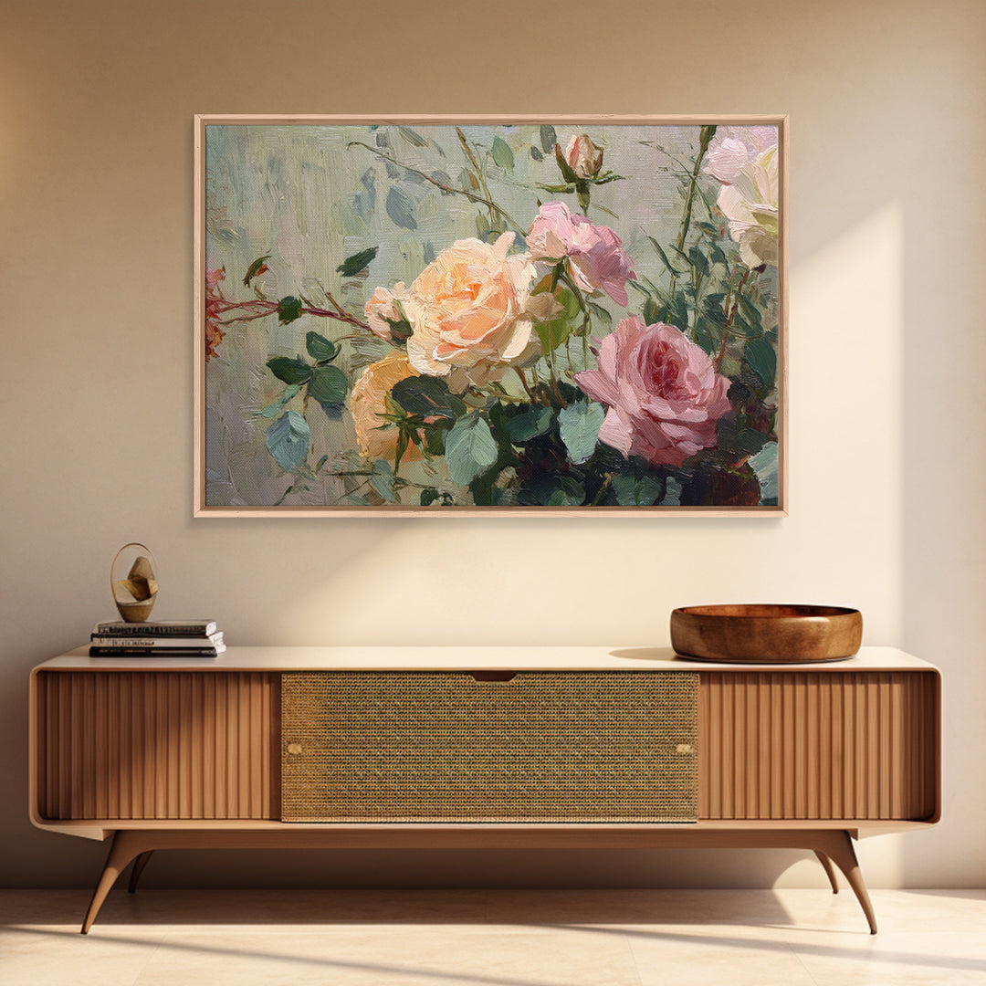 Warm Candlelit Still Life Framed Canvas Print, Master Bedroom, Living Room Prints, Bedroom Decor, Fine Art, Sanctuary, MAS-3x2-28