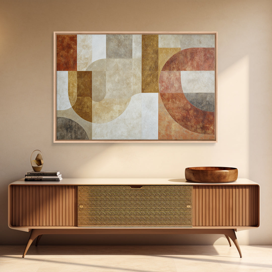 Soft Abstract Linen Texture Framed Canvas Print, Master Bedroom, Canvas Print, Bedroom Decor, Sanctuary, Above Bed Wall Art, MAS-3x2-7