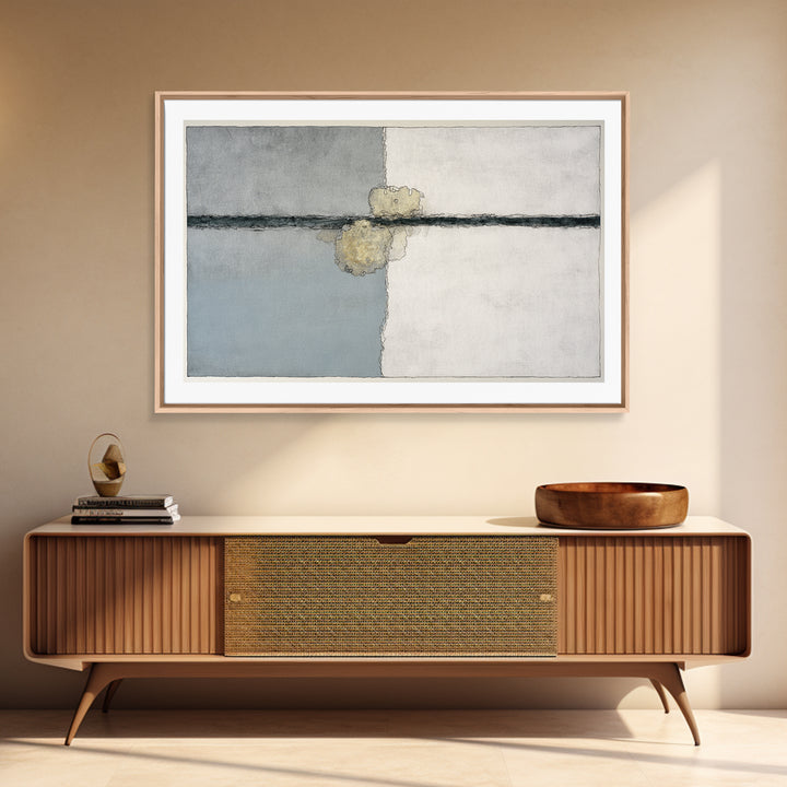 Minimal Two Figure Line Drawing Framed Canvas Print, Master Bedroom, Wall Art Bedroom, Bedroom Decor, Fine Art, Sanctuary, MAS-3x2-9