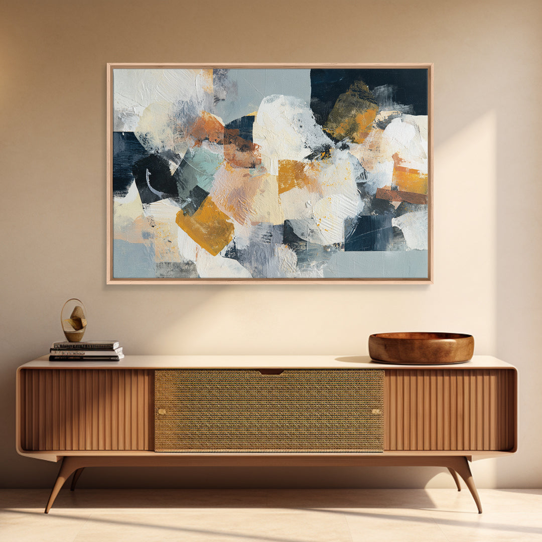Chaotic Joyful Abstract Canvas Print, Maximalist Art, Abstract Wall Art, Living Room Decor, Abstract Art, Maximal, MAX-3x2-26