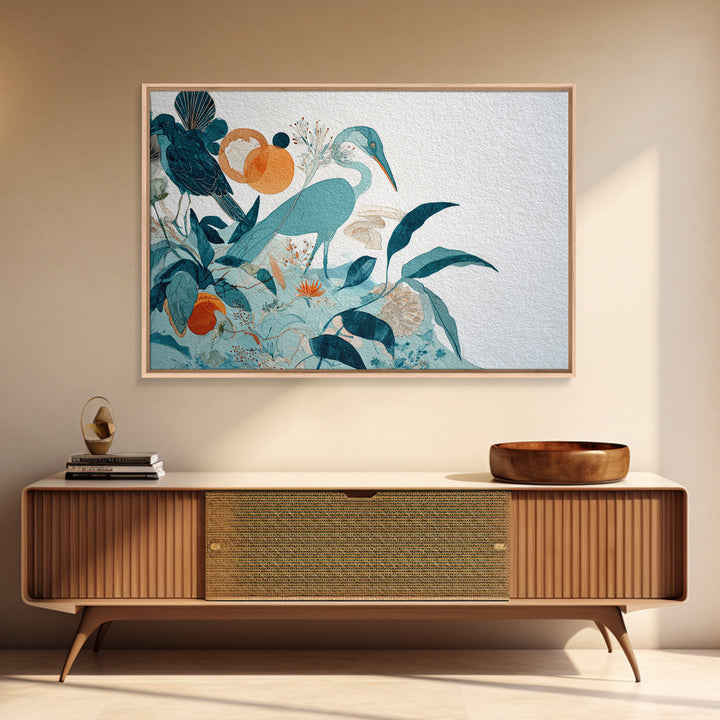 Wild Coral Reef Framed Canvas Print, Maximalist Art, Gallery Decor, Living Room Decor, Fine Art, Maximal, Wall Art, Home Decor, MAX-3x2-45