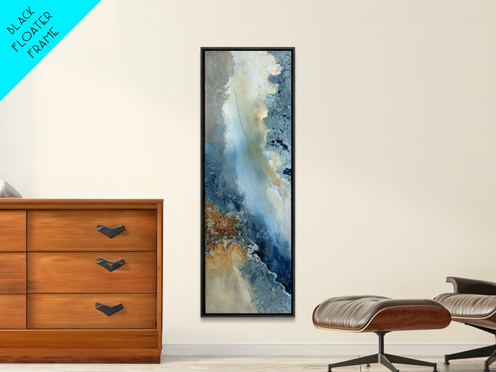 Angelic Light Rays Through Abstract Clouds Canvas Print, Meditation Art, Psychedelic Art, Living Room Decor, Stillness, MED-1x3-34