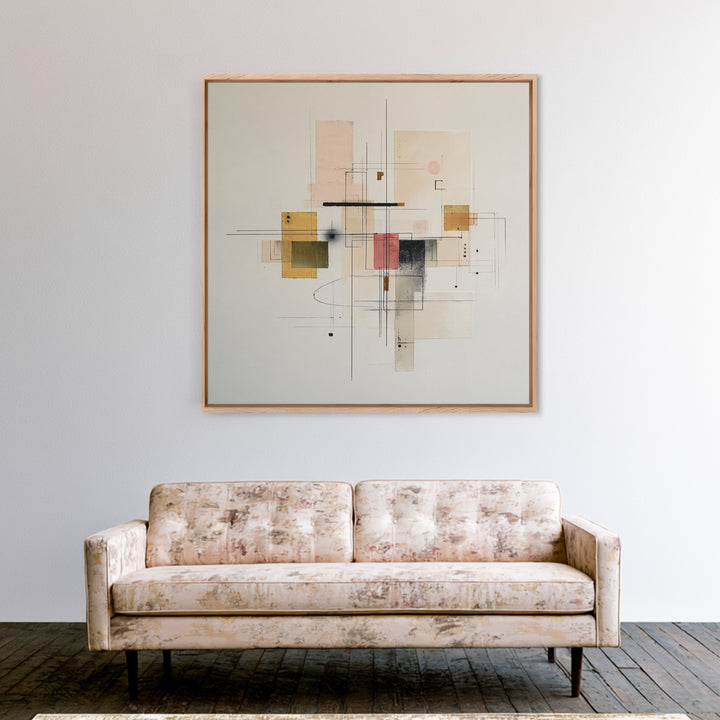 Minimal Cat Line Drawing Canvas Print, Minimalist Art, Digital Wall Art, Living Room Decor, Abstract Art, Minimal, MIN-1x1-23