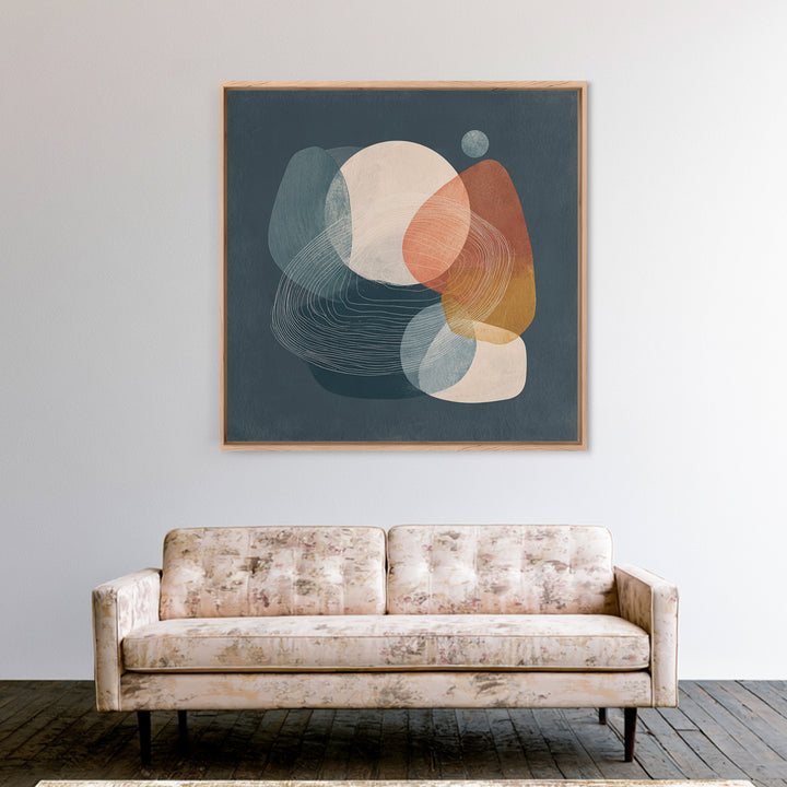 Minimal Abstract Wave Line Canvas Print, Minimalist Art, Minimalist Decor, Living Room Decor, Minimal, Digital Wall Art, MIN-1x1-85