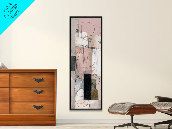 Minimal Cat Line Drawing Canvas Print, Minimalist Art, Abstract Art, Living Room Decor, Fine Art, Minimal, Modern Art, MIN-1x3-11