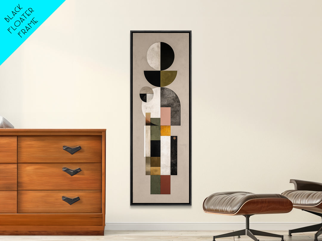 Monochrome Arch and Shadow Composition Canvas Print, Minimalist Art, Printable Art, Living Room Decor, Fine Art, Minimal, MIN-1x3-68