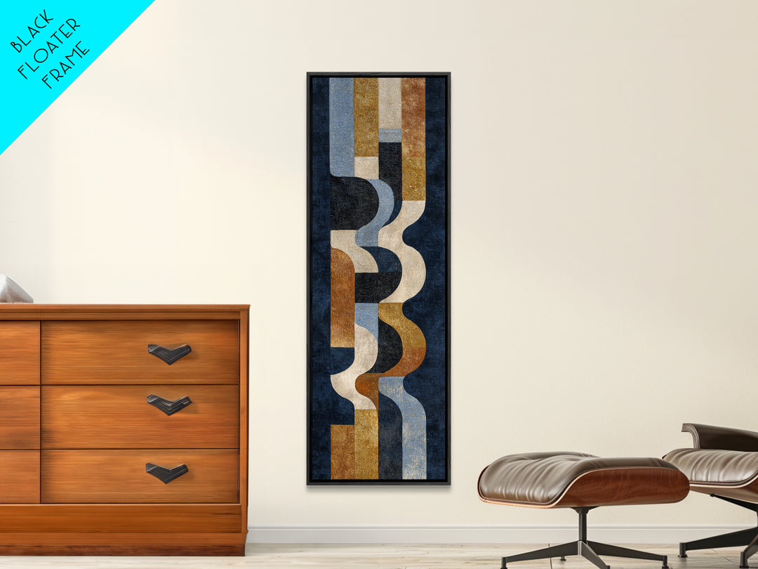 Minimal Abstract Wave Line Canvas Print, Minimalist Art, Boho Decor, Living Room Decor, Fine Art, Minimal, Digital Prints, MIN-1x3-97
