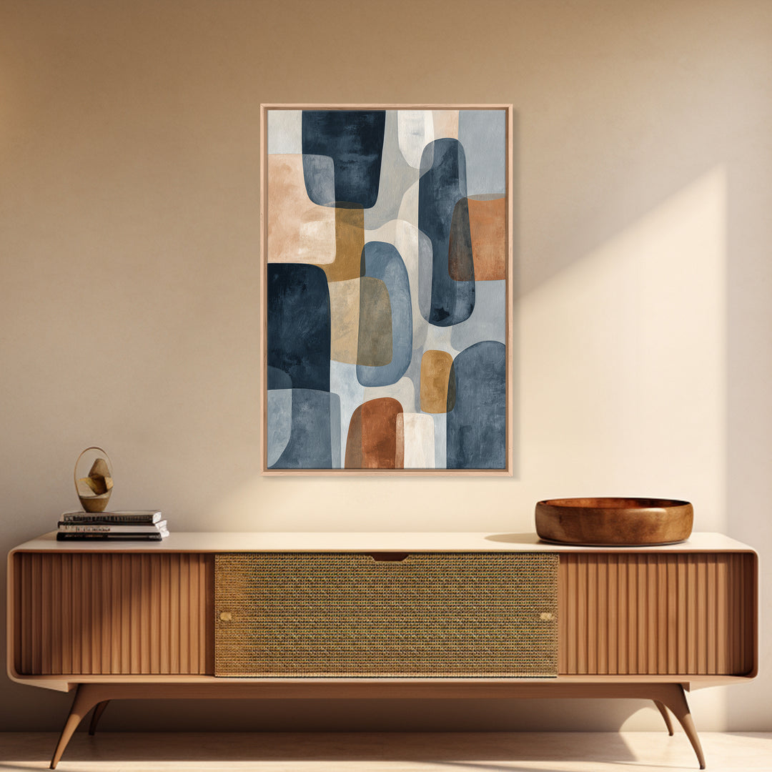 Quiet Stone Stack Canvas Print, Minimalist Art, Abstract Art, Living Room Decor, Minimal, Modern Art, Minimalist Wall Art, MIN-2x3-67