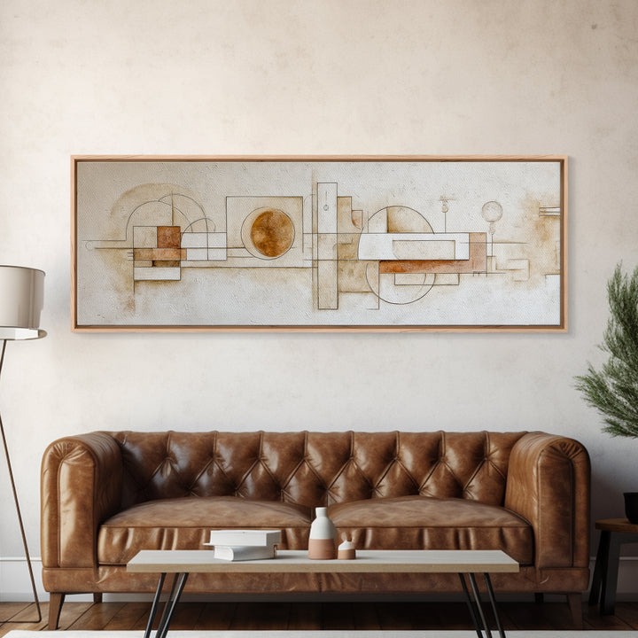 Minimal Cat Line Drawing Framed Canvas Print, Minimalist Art, Gallery Decor, Living Room Decor, Fine Art, Minimal, Wall Art, MIN-3x1-15