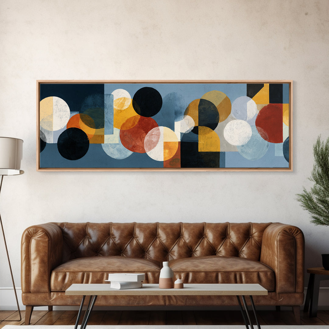 Single Brushstroke Circle Canvas Print, Minimalist Art, Large Wall Art, Living Room Decor, Fine Art, Minimal, Japanese Wall Art, MIN-3x1-38