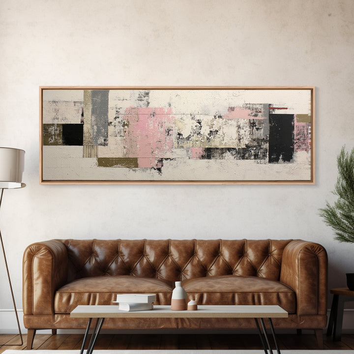Small Cloud Study Canvas Print, Minimalist Art, Modern Art, Living Room Decor, Oil Painting, Minimal, Minimalist Decor, MIN-3x1-61