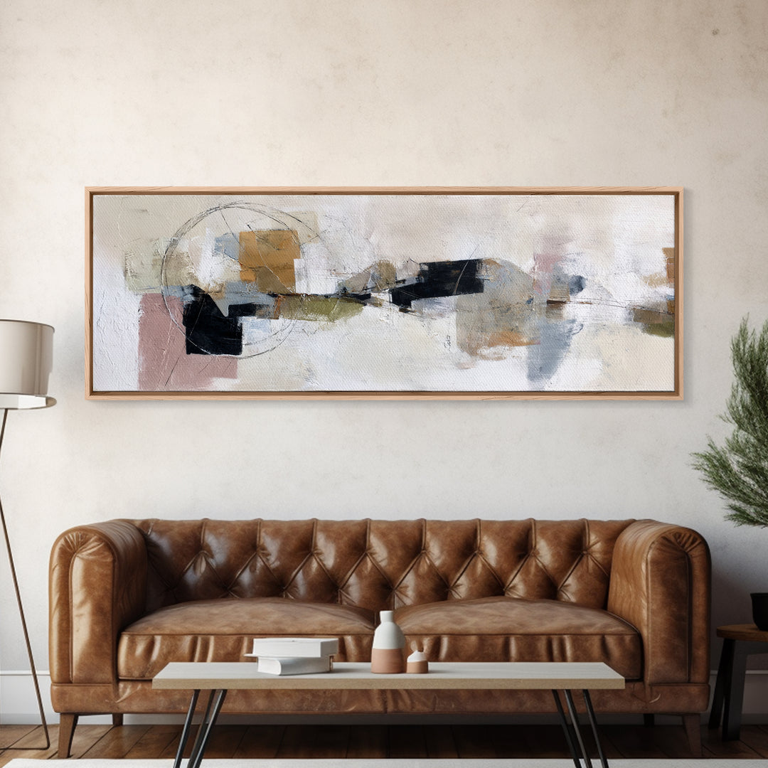 Small Black Bird Crossing White Space Canvas Print, Minimalist Art, Large Wall Art, Living Room Decor, Fine Art, Minimal, MIN-3x1-71