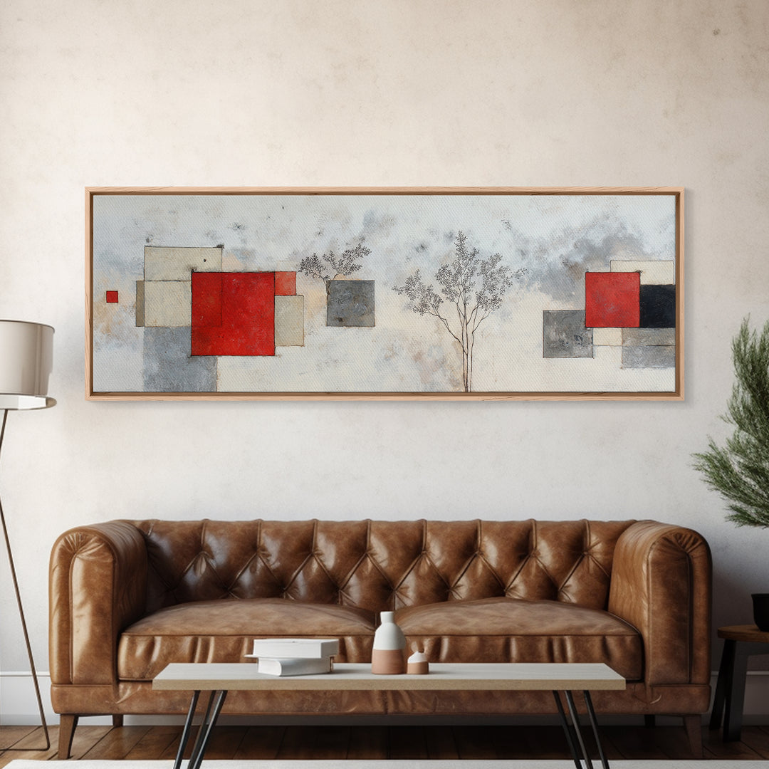 Two Overlapping Organic Shapes Canvas Print, Minimalist Art, Printables, Living Room Decor, Abstract Art, Minimal, MIN-3x1-83
