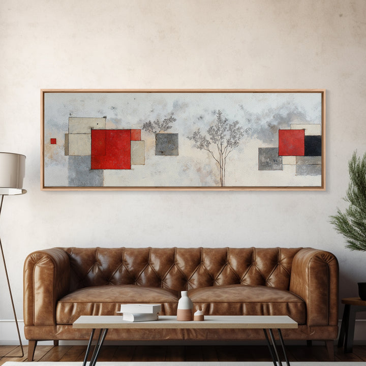 Two Overlapping Organic Shapes Canvas Print, Minimalist Art, Printables, Living Room Decor, Abstract Art, Minimal, MIN-3x1-83