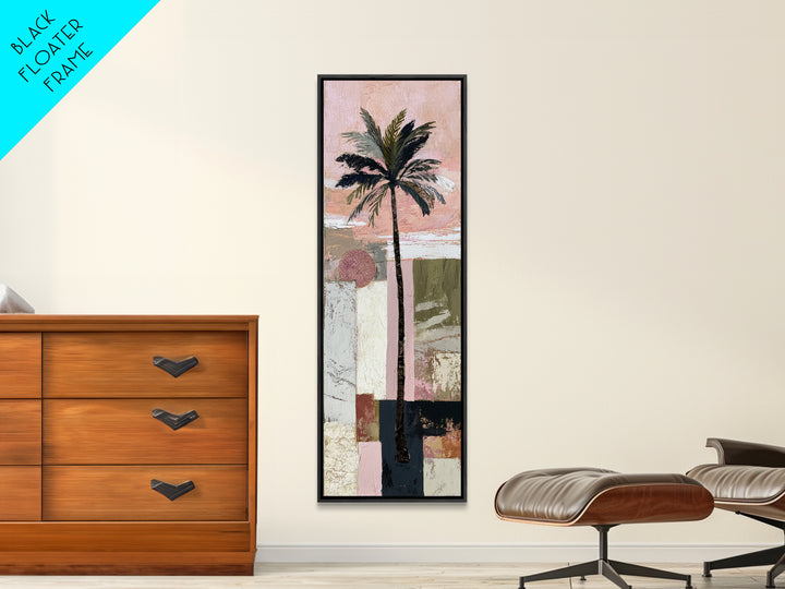 Stylized Palm Tree Canvas Print, Midcentury Modern Art, Poster, Living Room Decor, Fine Art, Retro, Art Deco, Original Art, MMA-1x3-77