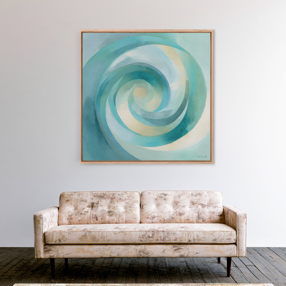 Abstract Healing Spiral Canvas Print, Medical Office Art, Printable Card, Office Decor, Abstract Art, Calm, School Nurse Art, MOA-1x1-15