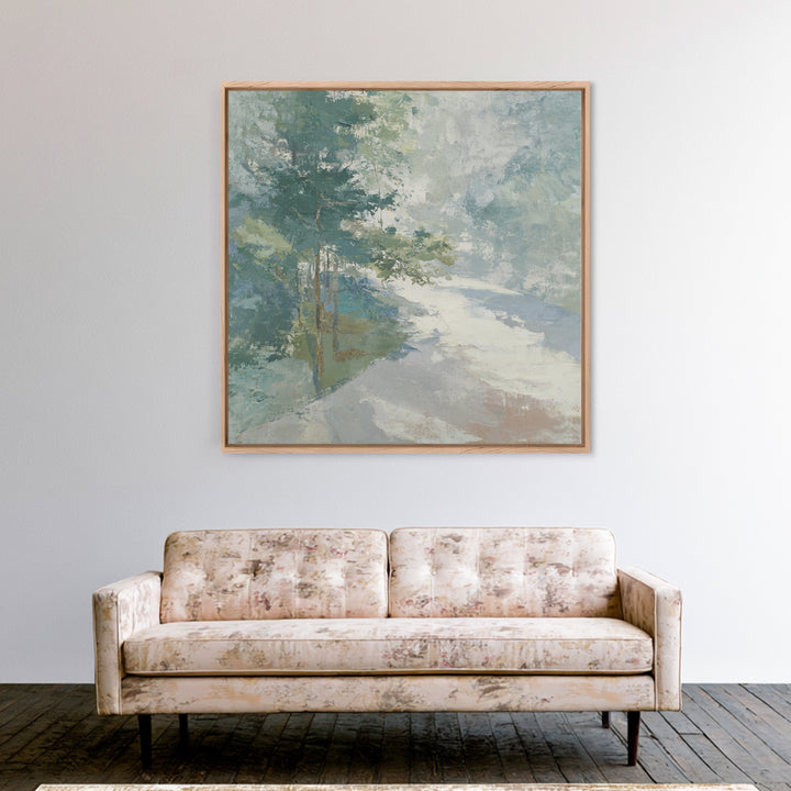 Gentle Forest Path Canvas Print, Medical Office Art, School Nurse Art, Office Decor, Fine Art, Calm, Luxury Decor, Art Print, MOA-1x1-17
