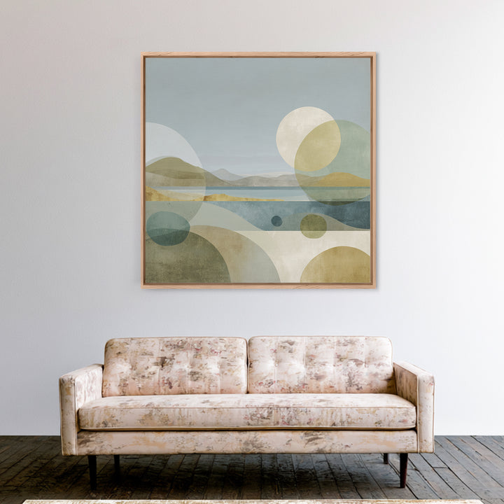 Clean Geometric Composition Canvas Print, Medical Office Art, Neutral Decor, Office Decor, Fine Art, Calm, Wall Art, Home Decor, MOA-1x1-82