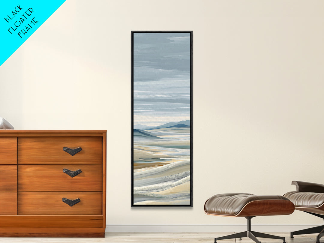 Large Neutral Landscape Canvas Print, Medical Office Art, Healthcare Wall Art, Office Decor, Oil Painting, Calm, Gallery Decor, MOA-1x3-100