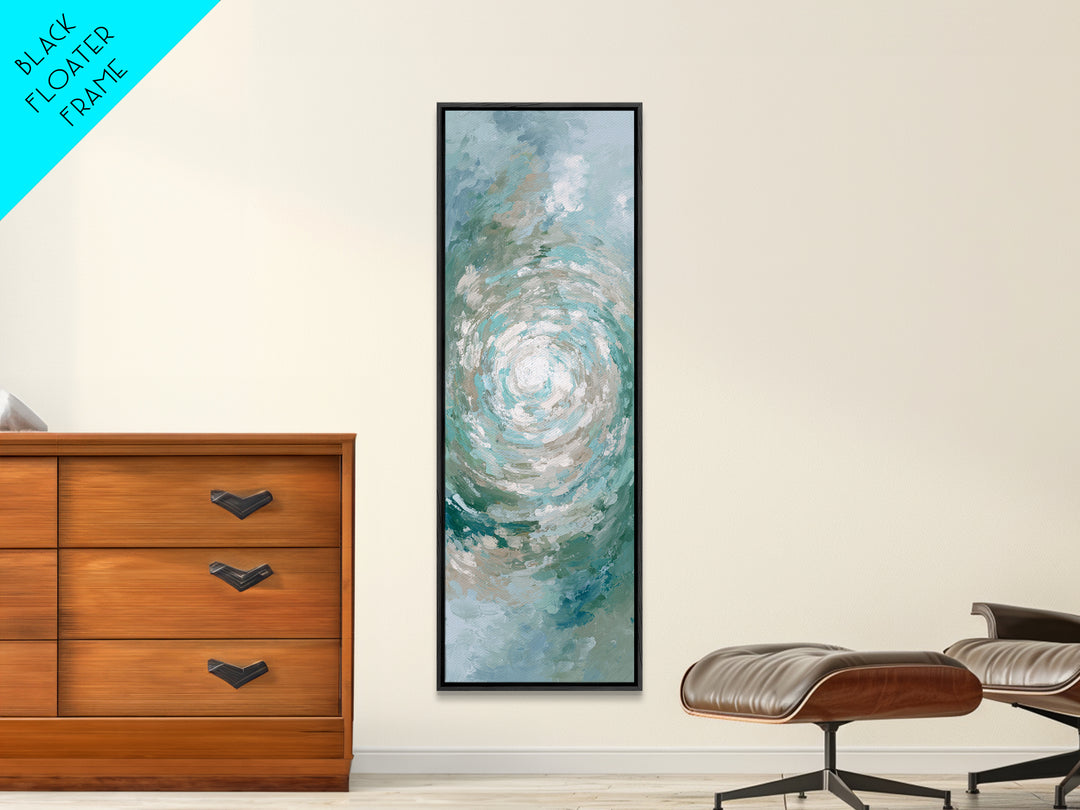 Abstract Healing Spiral Canvas Print, Medical Office Art, Office Decor, Abstract Art, Calm, Anatomy Wall Art, MOA-1x3-27