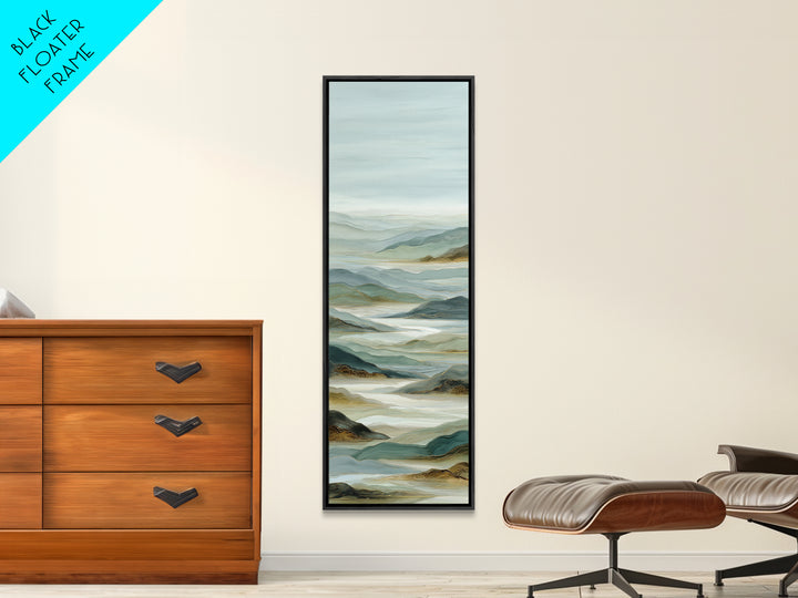 Large Neutral Landscape Framed Canvas Print, Medical Office Art, Fine Art Print, Office Decor, Oil Painting, Calm, Wall Decor, MOA-1x3-4