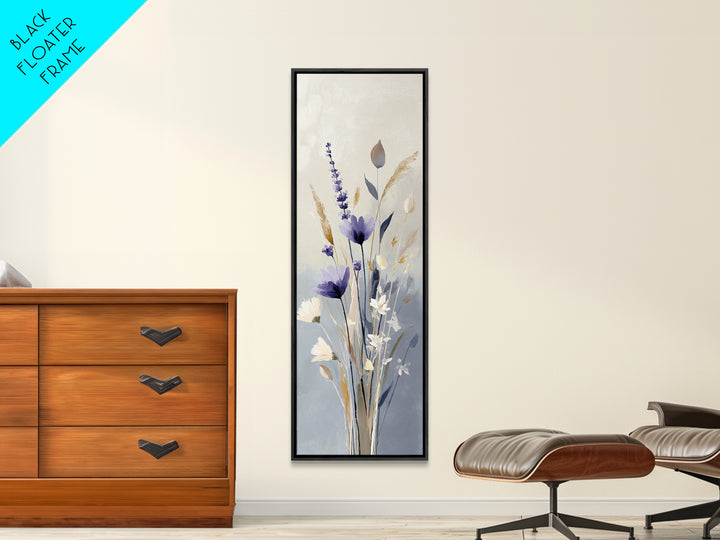 Lavender Botanical Still Life Canvas Print, Medical Office Art, Printable Card, Office Decor, Fine Art, Calm, School Nurse Art, MOA-1x3-81