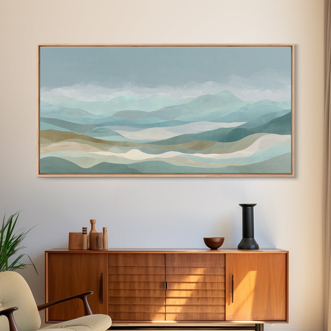 Simple Line Figure Framed Canvas Print, Medical Office Art, Fine Art Print, Office Decor, Fine Art, Calm, Wall Decor, MOA-2x1-38
