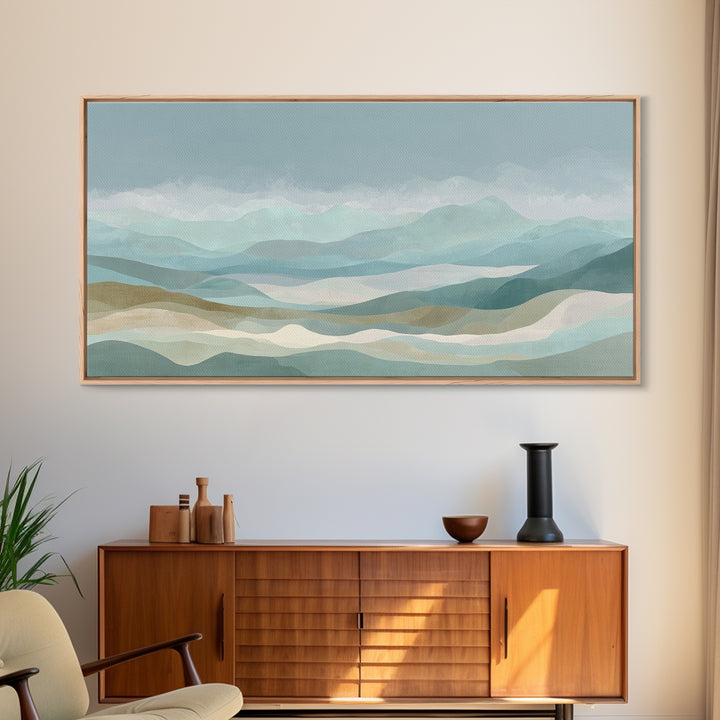 Simple Line Figure Framed Canvas Print, Medical Office Art, Fine Art Print, Office Decor, Fine Art, Calm, Wall Decor, MOA-2x1-38