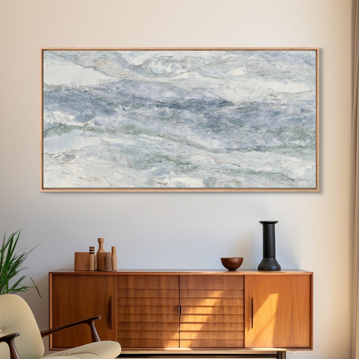 Subtle Marble Texture Canvas Print, Medical Office Art, Printable Wall Art, Office Decor, Oil Painting, Calm, Anatomy Wall Art, MOA-2x1-39